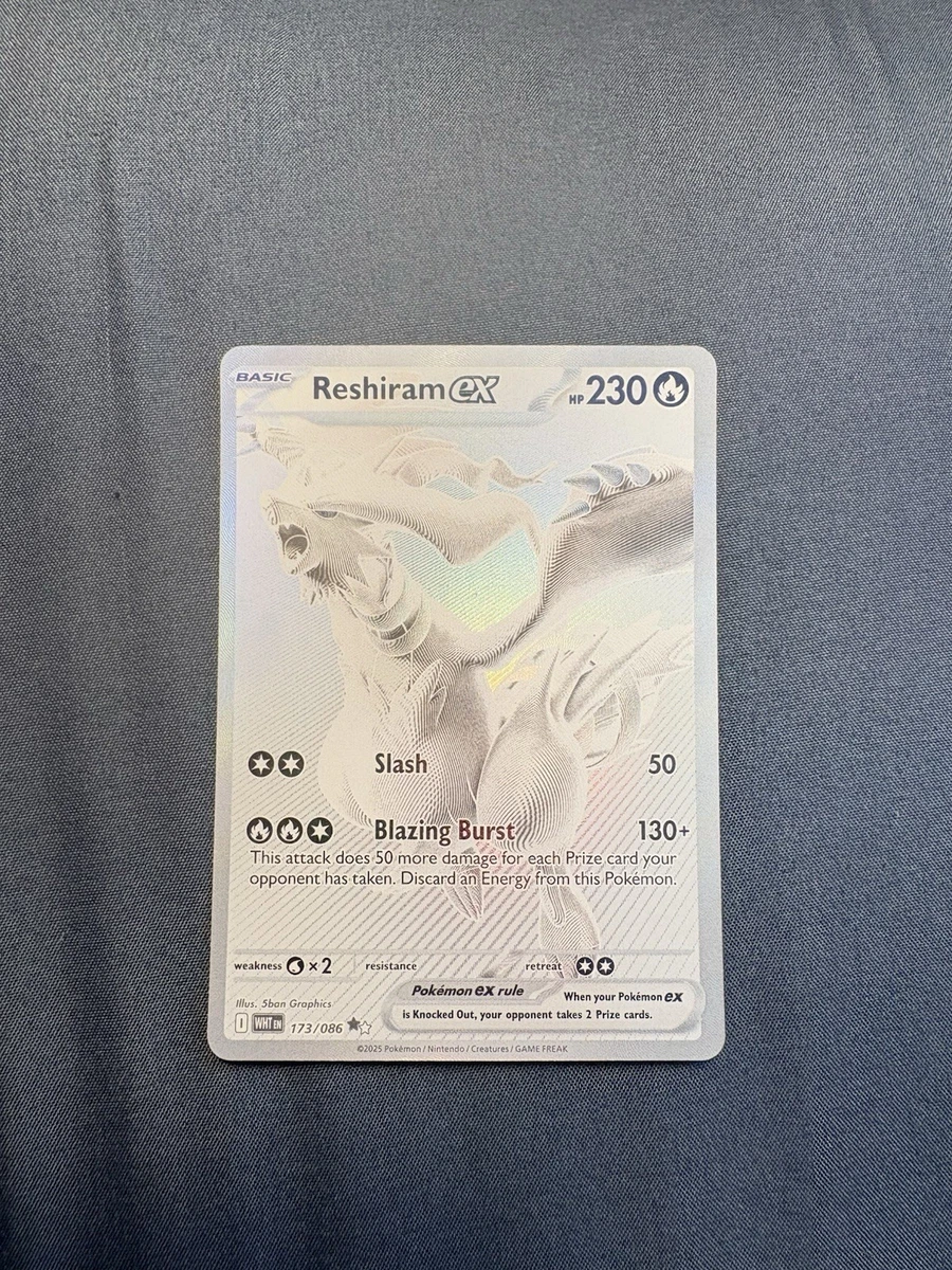 Reshiram Holo Pokémon TCG Individual Collectible Card Game Cards