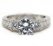 2CT Treated White Sapphire 925 Solid Sterling Silver Ring Jewelry Sz 6 MB2-2