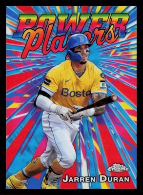 2025 Topps Chrome Logofractor Edition #PP-2 Jarren Duran Power Players Refractor