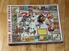 RARE White Mountain Puzzle 1000 piece puzzle - CAROUSELS HTF 1998 COMPLETE OOP