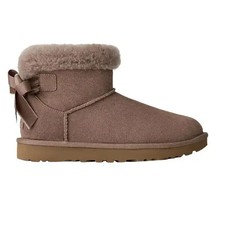 Ugg Mini Bailey Mixed Bow Boots - Brown Size 11