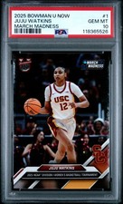 2025 Bowman U Now March Madness #1 Juju Watkins PSA 10