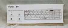   Vintage iHome IMAC Full Size Wireless Keyboard With 2.4G Nano Receiver   