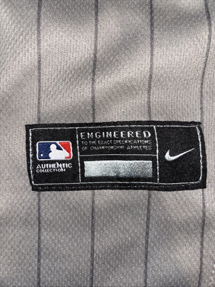 Nike USA Made Minnesota Twins Pinstripe Gray Jersey Size 52 #4 Correa - Image 2 of 4