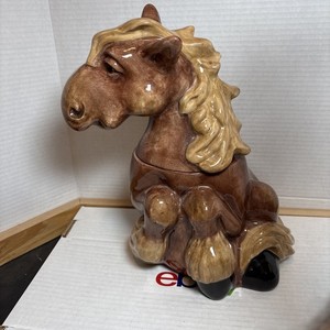 RARE Vintage Montana Lifestyles by Montana Silversmiths  ELMER COOKIE JAR