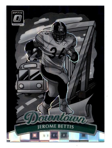 Jerome Bettis [Black Pandora] #10 2025 Panini Donruss Optic Downtown Legends card