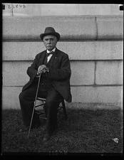 William Harman is the only veteran of the Mexican War at the US Soldiers'