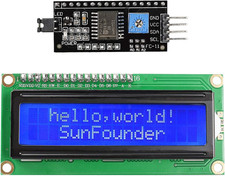 IIC/I2C/TWI LCD1602 Display Module Compatible with Arduino and Raspberry Pi