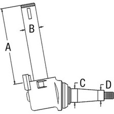 Spindle 70252093 Fits Allis Chalmers D21