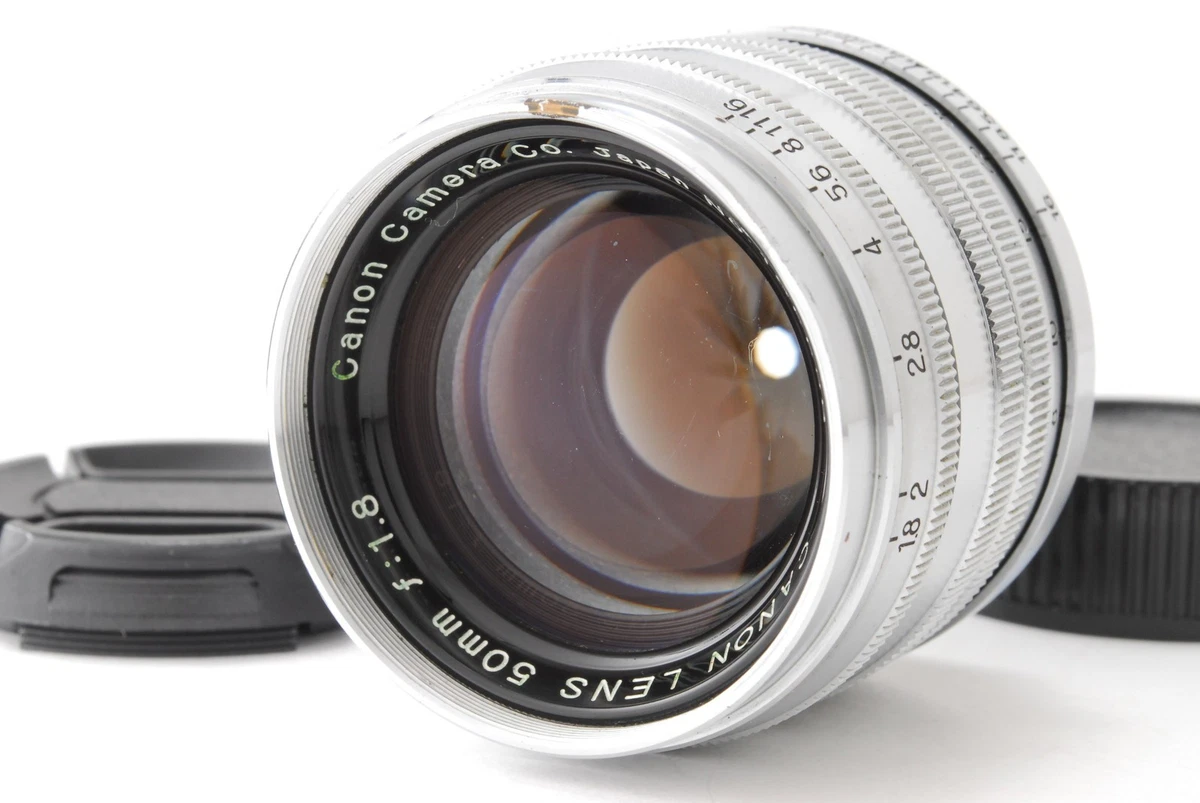 Canon Lens 50mm f/1.8[L39マウント][美品] Canon 50mm F1.8 L39マウント Canon Lens 銀鏡胴タイプ整備記録