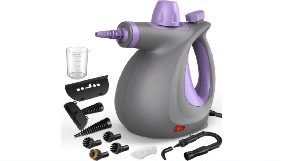 Phueut Handheld Multipurpose Steam Cleaner(DAMAGED BOX, READ DESCRIPTION)