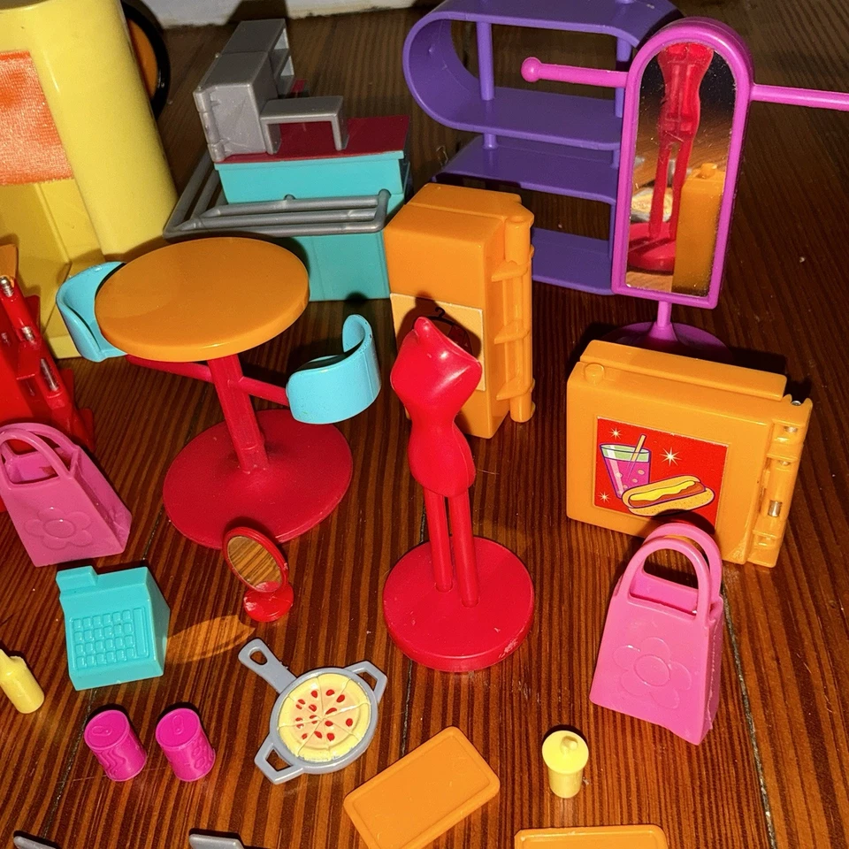 Accesorios para escaleras mecánicas de centro comercial Polly Pocket Designer años 2000 Y2K Foto 3 de 4