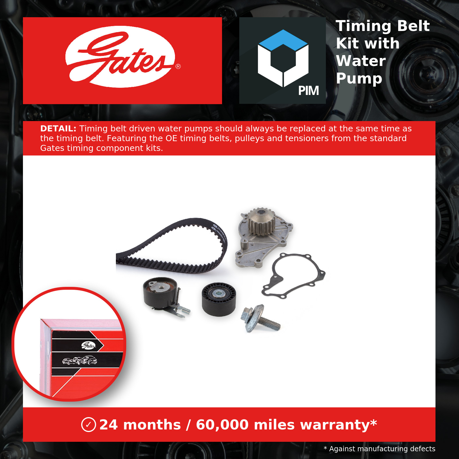 Fits GATES-ZESTAWY KP15598XS TIMING BELT KIT +PUMP ⭐UK Stock⭐ - Image 4