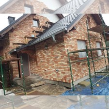 Echte Ziegelfliesen, Loft - New York 3 - Gelbe, Alte Steinwand