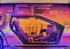 Mondo Poster Back To the Future (Rare Foil Variant) Limited Screenprint by DKNG