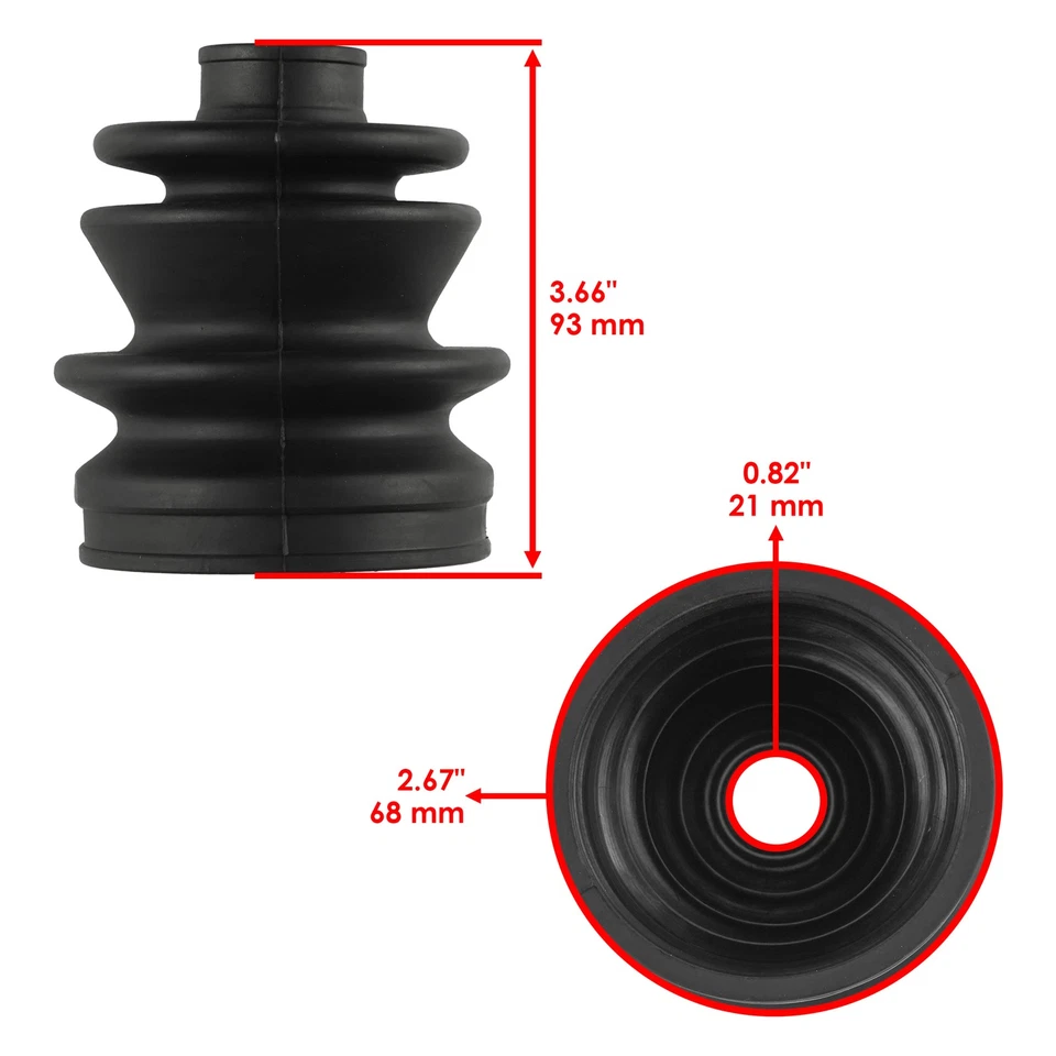 Kit de arranque CV interior exterior eje trasero para Arctic Cat 375 4X4 2002/450 4X4 2010 Foto 2 de 4