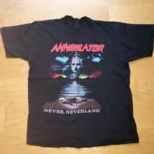 Annihilator Band Never Neverland Album Unisex T-Shirt Cotton Full Size TS388