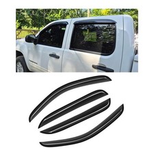 For 2007-2013 Chevy Silverado Gmc Sierra Crew Cab Window Visor Sun Rain Guard Us For 2007-2013 Chevy Silverado Gmc Sierra Crew Cab Window Visor Sun Rain Guard Us