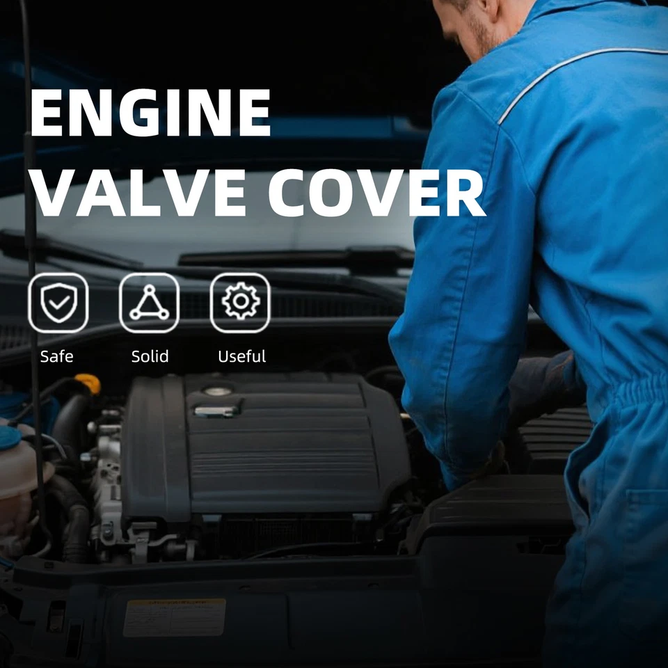 Upgraded Engine Cylinder Rocker Cover 03L103469C For Audi A1 A3 Q3 TT 1.6 2.0TDI - Image 2 of 4