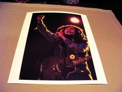 BOB MARLEY picture 12x10 inches revealed 2025  IBIZA 1978 signed by photographer