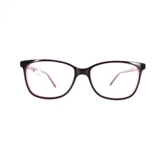 Chelsea Morgan CM4008 Bk/Pk  Eyeglasses Brown Pink Rectangle Full Rim 53-15-140