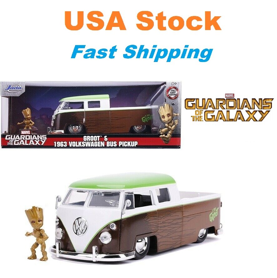 1963年 VOLKSWAGENBUS PICKUP Jeda VDUBS JADA FOR SALE 1963 VW VOLKSWAGEN BUS PICKUP 1:24 DIECAST
