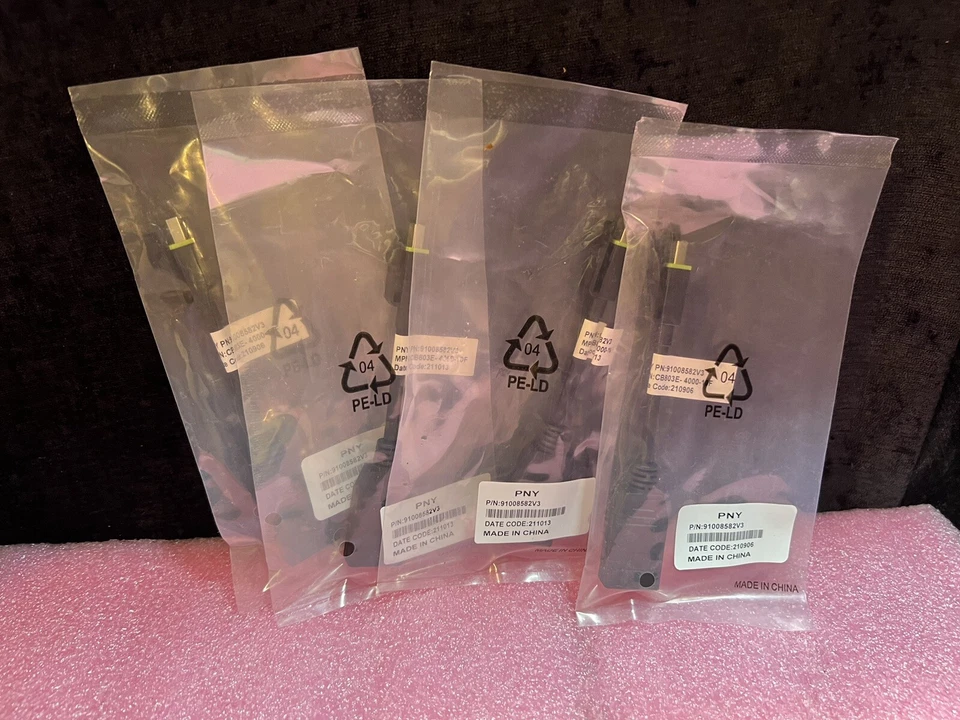 LOT OF 4 PNY 91008582V3 Mini Display Port Male To Female Adapter - Image 2 of 4