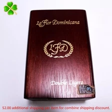 La Flor Dominicana Double Ligero Chiselito Empty Wood Cigar Box 5.75" x 4" x 3"