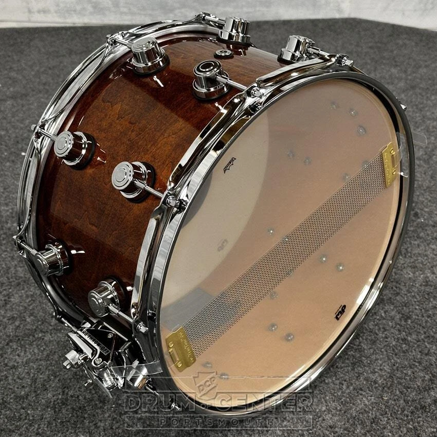 DW Performance Snare Drum 14x8 Walnut Lacquer - DCP Exclusive! - Image 2 of 2