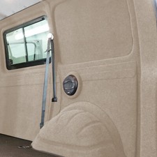 Innenverkleidung Verkleidung Filz Vlies Beige 8x2m passend für VW T6 T5 T4 Caddy
