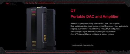 FiiO Q7 DAC De 32 Bits ES9038PRO AMP LDAC APTX HD 9200 mAh - Afbeelding 10 van 10