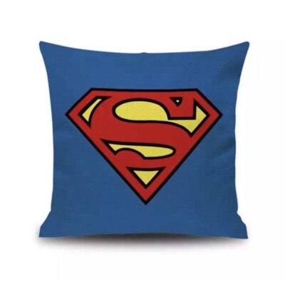 SUPERMAN Kissenbezug 45 x 45 Kissenhülle NEU Wohndeko Geschenk Kinderzimmer