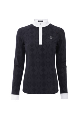 Turniershirt CAVALDANARA Langarm Cavallo FS22 black 36 38 40 42 REDUZIERT #