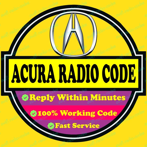 Acura Radio Code CL ILX Integra Legend MDX NSX TSX ZDX AWD RDX RL RLX RSX TL TLX