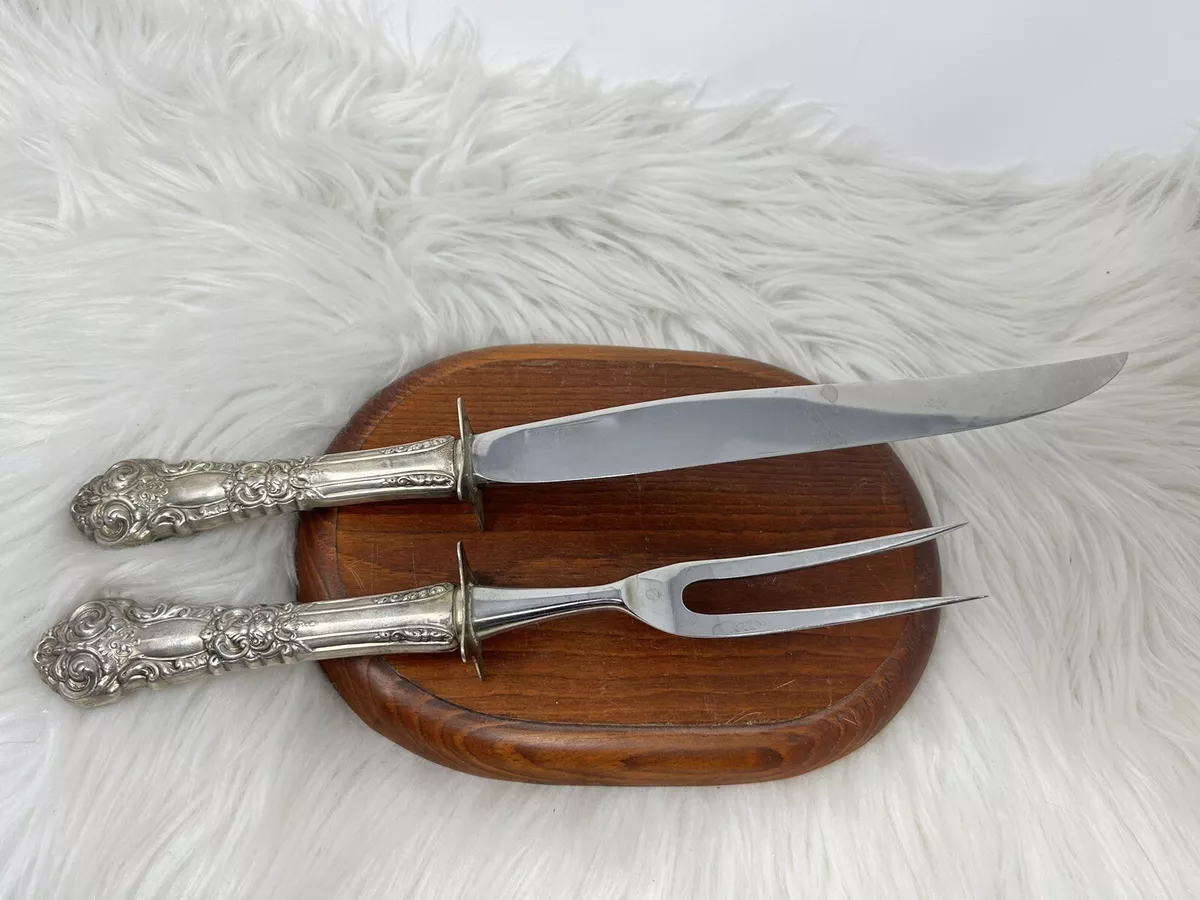 Vintage Reed Barton Mirrorstele Sterling Handle Large