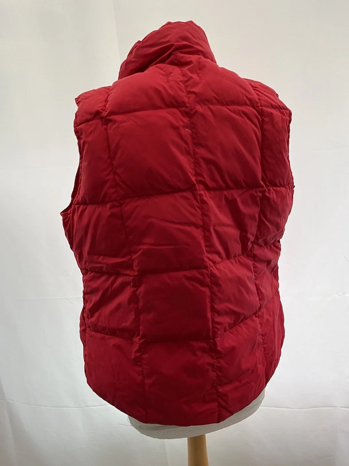 Lands End Women's Pink Down Quilted Gilet Size 6/8 - Image 4 of 4
