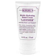 Kiehl's LAVENDER Richly Hydrating Hand Cream 2.5 Oz 75 mL Moisturizer SEALED