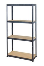 Metallregal Werkstatt-Schwerlastregal GRAU 180cm Breiten ab 30-120cm / HGG