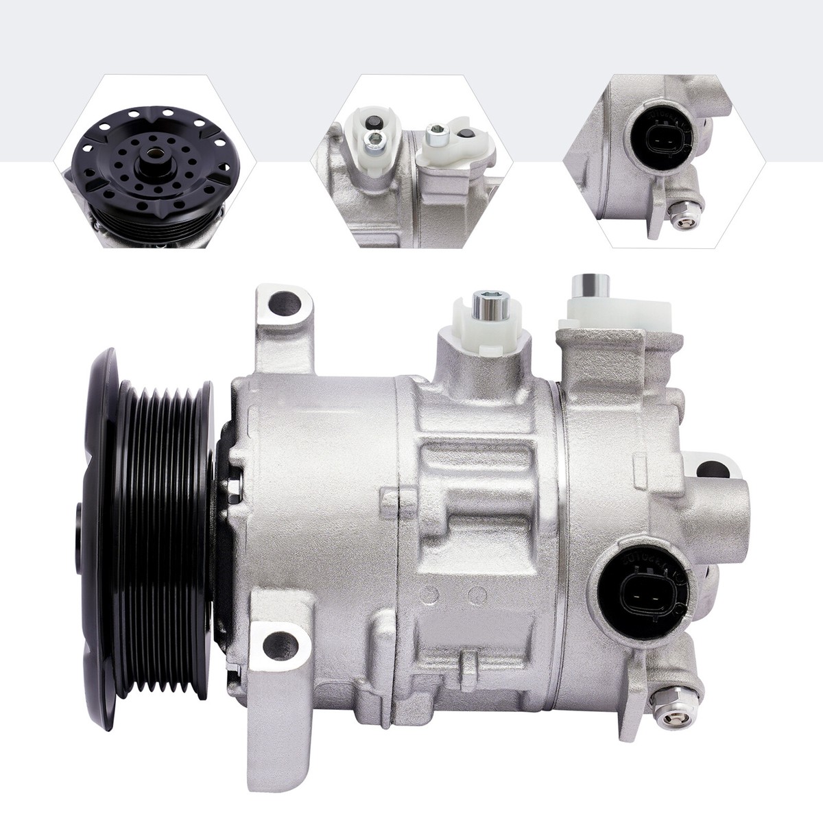 Compresor De A/C Remanufacturado Para Jeep Patriot, Compass Y Caliber 2007-2008