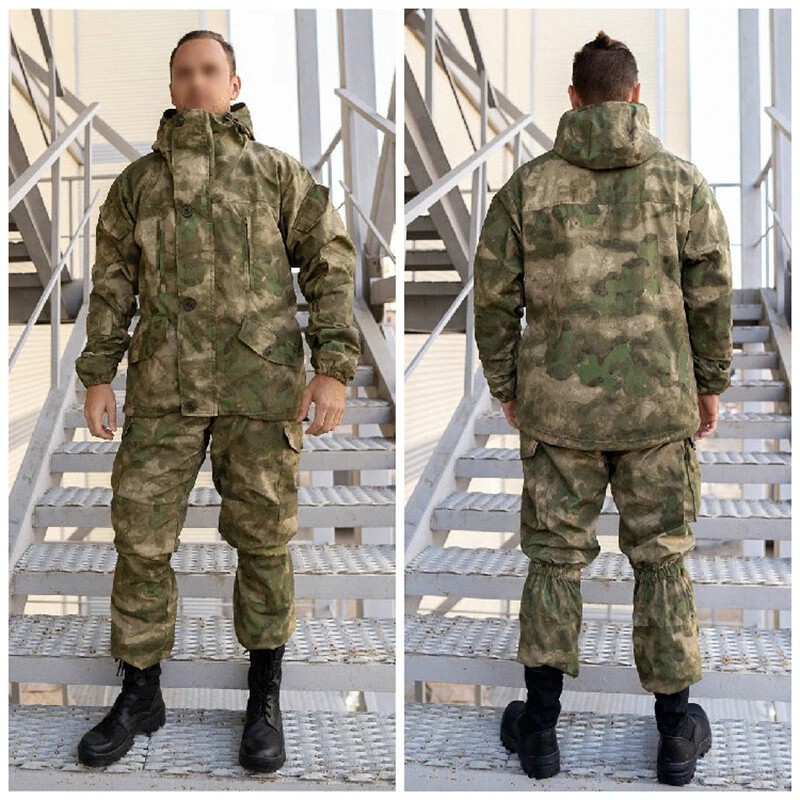GORKA-5 Russian Special Forces Combat Suit Camouflage Uniform Top Pants Set Men image 1