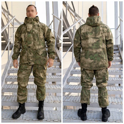 GORKA-5 Russian Special Forces Combat Suit Camouflage Uniform Top Pants Set Men video thumbnail