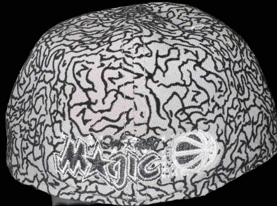 New era 7 1/2 59 fifty Orlando Magic Hat To Match Elephant Print Foamposites - Image 4 of 4