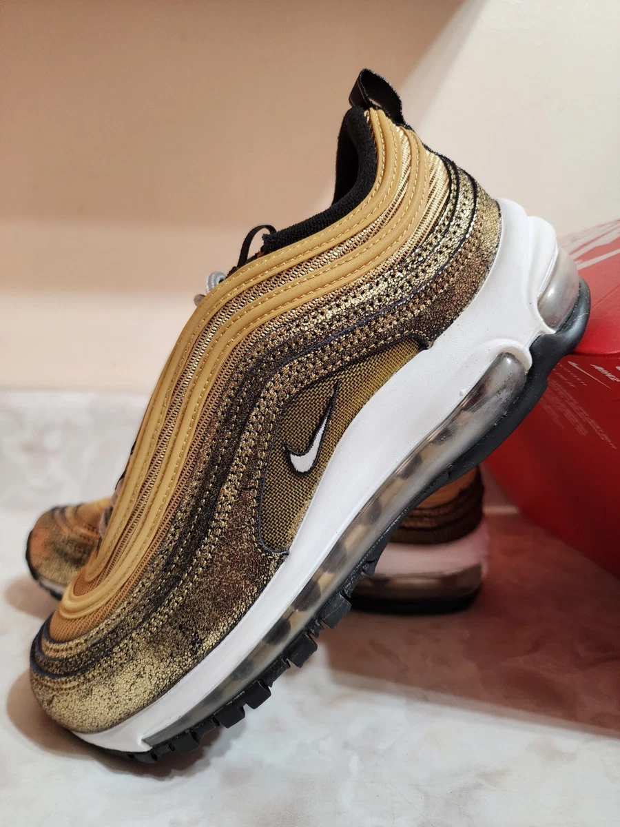 Nike air max shop 97 gold and black