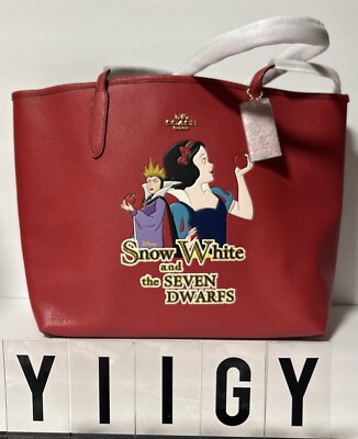    Coach CC162    Disney City Tote Signature Canvas Evil Queen Bag   GB23