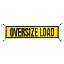 Oversize Warning Products - EZ Hook Escort Oversize Load Sign 14" x 60"