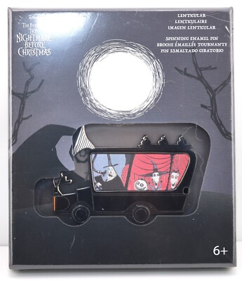 Disney Nightmare Before Christmas LE2300 3'' Collector Box Lenticular Pin