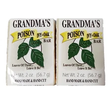 Grandma's Poison Ivy Oak Sumac Mini Soap Bars, Itch Relief Wash with Jewelweed