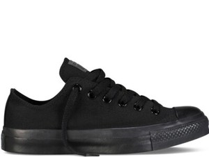 Più tardi 2020 Converse All Star basse ® (Uomini Taglie UK: 7 \u0026 8) Mono  Black Canvas | eBay