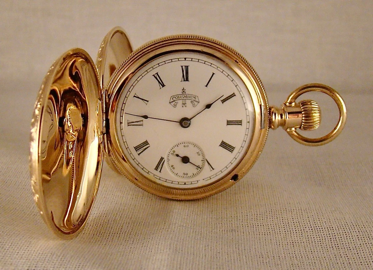 希少Columbus Watch Co. SAFETY PINION 懐中時計 Columbus Vintage Pocket Watches for sale | eBay