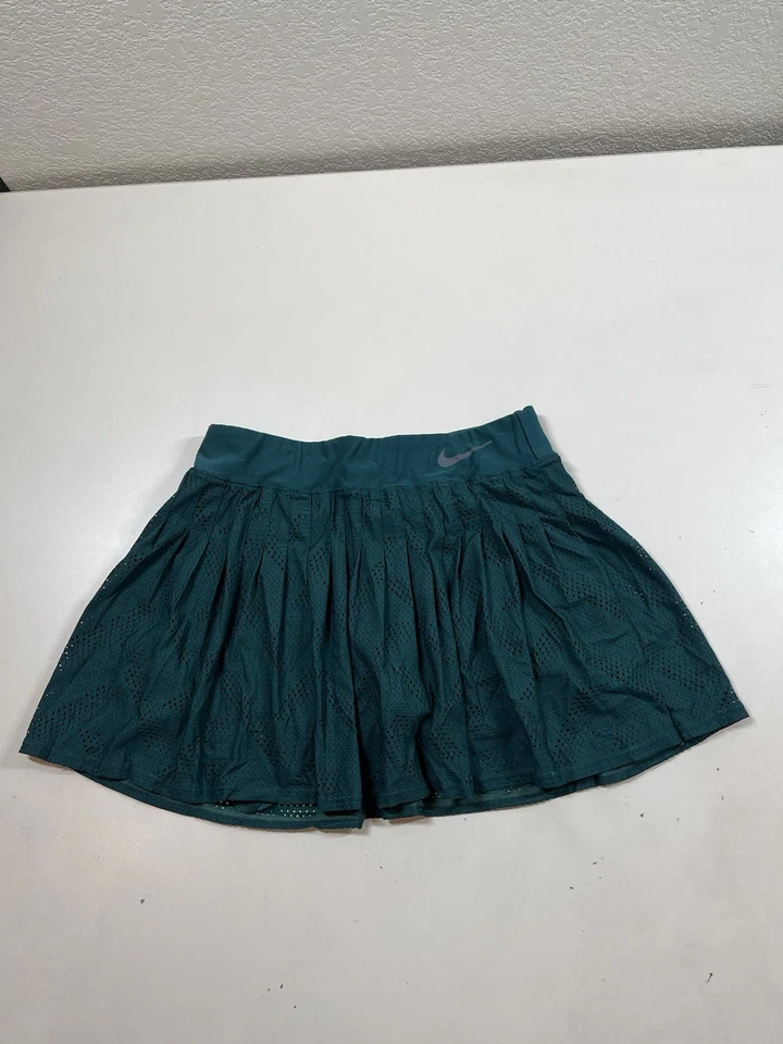 Зеленая юбка-шорты Nike Dri-Fit Athletic для тенниса гольфа женская размер S маленькая длинная - Изображение 2 из 4